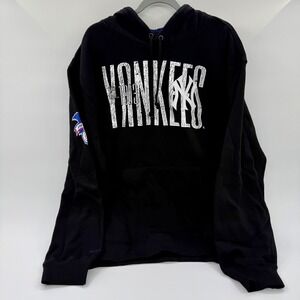 Mitchell‎ & Ness Mens NY Yankees Cooperstown Collection Hoodie Black 2XL NWT